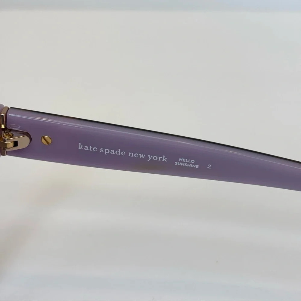 Kate Spade Karleigh/S 51mm Cat Eye Tortoise Sunglasses Havana/Plum New with case
